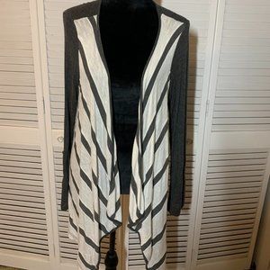 Staccato Grey and Cream Cardigan